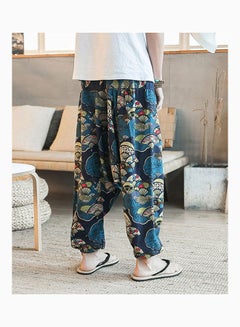 baggy printed pants