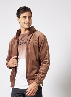 mens brown track jacket
