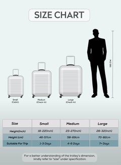 American tourister trolley bag size chart Clearance
